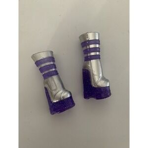 LOL Surprise OMG Doll Gamma Babe Accessory Purple Silver Boots Shoes